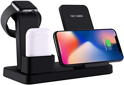 3-IN-1 Wireless Charger iPhone, Airpods & iWatch (Stand)